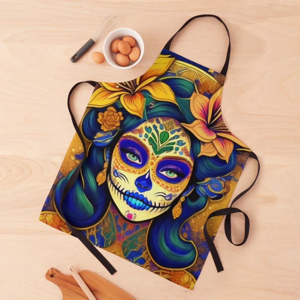 Dia de Los Muertos Apron esthetician Chef Accessories Kitchen Novel Kitchen Accessories Apron
Dia de Los Muertos Apron esthetician Chef Accessories Kitchen Novel Kitchen Accessories Apron