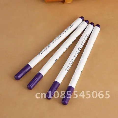 

4 Pieces Useful Fabric Markers Water Erasable Pens Soluble Cross Stitch Chalk Tool Pencil Patchwork Needlework Sewing Accessori
