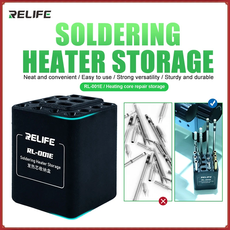 RELIFE RL-001E Heating Core Repair Storage For Phone Repair Tool Storage Rack Screwdriver Tweezers Soldering Iron Head Storage
RELIFE RL-001E Heating Core Repair Storage For Phone Repair Tool Storage Rack Screwdriver Tweezers Soldering Iron Head Storage