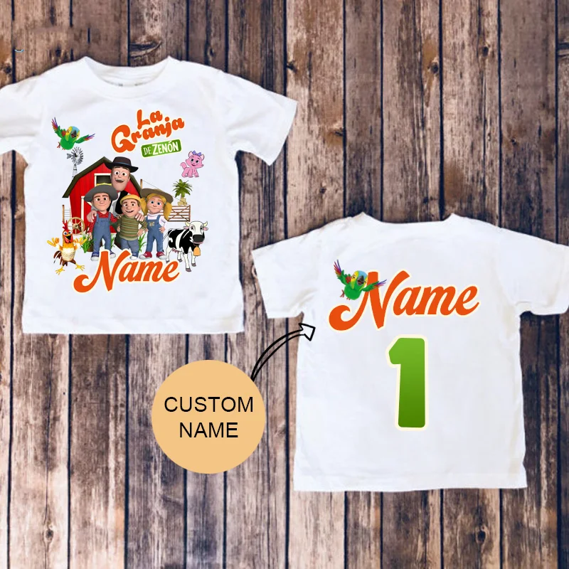Farm Shirt for Kids Animal Cartoon Custom Name Shirt Toddler Baby Gift 3nd Birthday Shirt Teen Girl Clothes Shirt Boys Tee Zoo
Farm Shirt for Kids Animal Cartoon Custom Name Shirt Toddler Baby Gift 3nd Birthday Shirt Teen Girl Clothes Shirt Boys Tee Zoo
