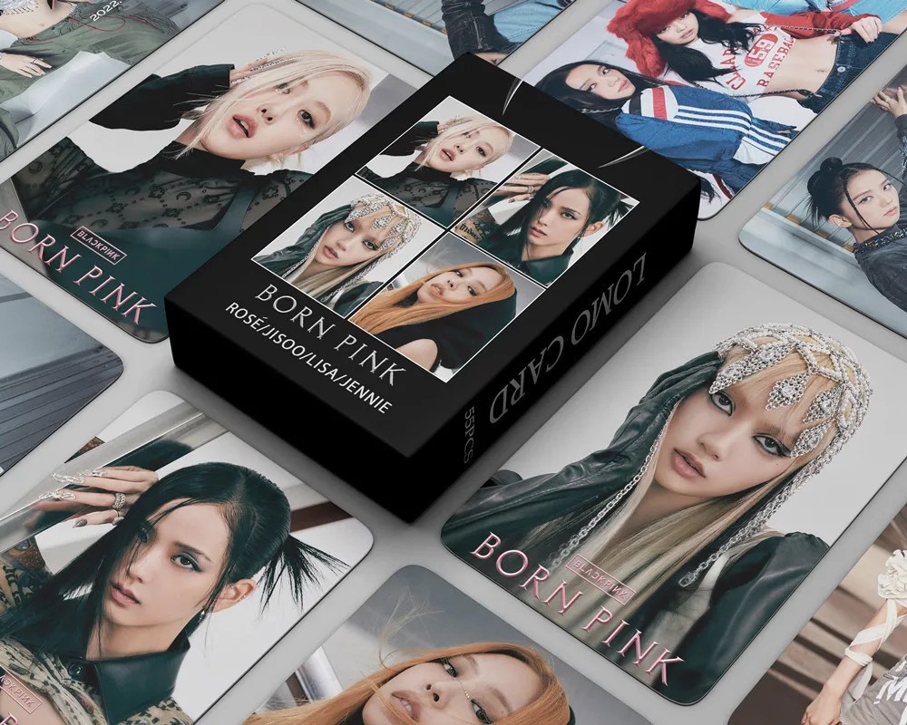 55Pcs/Set Kpop Black and Pink Album Photocards JISOO JENNIE LISA ROSE Collectible LOMO Card Set Fans Collection Photocards Gift
55Pcs/Set Kpop Black and Pink Album Photocards JISOO JENNIE LISA ROSE Collectible LOMO Card Set Fans Collection Photocards Gift