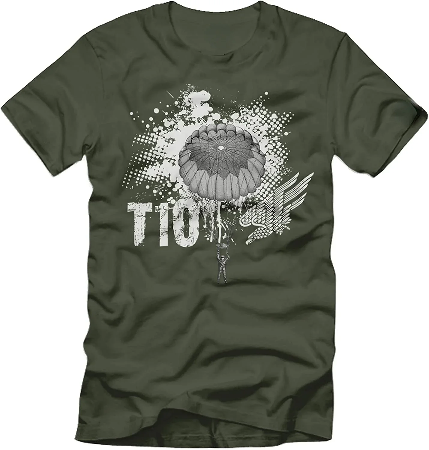 T10 Parachute German Army Round Cap Paratrooper Men T-Shirt Short Sleeve Casual 100% Cotton O-Neck Harajuku T Shirt
T10 Parachute German Army Round Cap Paratrooper Men T-Shirt Short Sleeve Casual 100% Cotton O-Neck Harajuku T Shirt