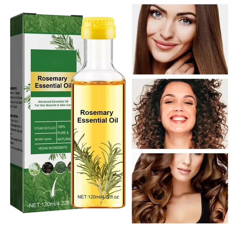 

Pure Rosemary Oil Hair Growth Oil Rosemary Hair Strengthening Oil Nourishing 4.22fl. Oz Advanced Organic Oil For Thinning Hair