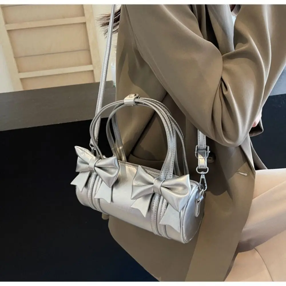 New Solid Color Bow Pillow Handbags Y2K High-capacity Satchel Hobo Bag PU Tote Purses 
New Solid Color Bow Pillow Handbags Y2K High-capacity Satchel Hobo Bag PU Tote Purses