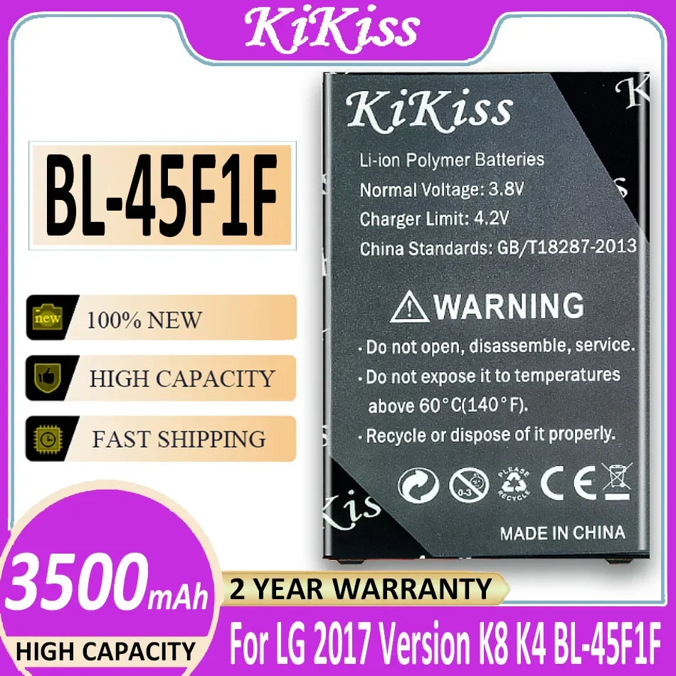 Аккумулятор KiKiss 3500 мАч для LG K8 K4 K3 M160 LG Aristo MS210 X230K M160 X240K LV3 (версия 2017 K8) аккумулятор
Аккумулятор KiKiss 3500 мАч для LG K8 K4 K3 M160 LG Aristo MS210 X230K M160 X240K LV3 (версия 2017 K8) аккумулятор