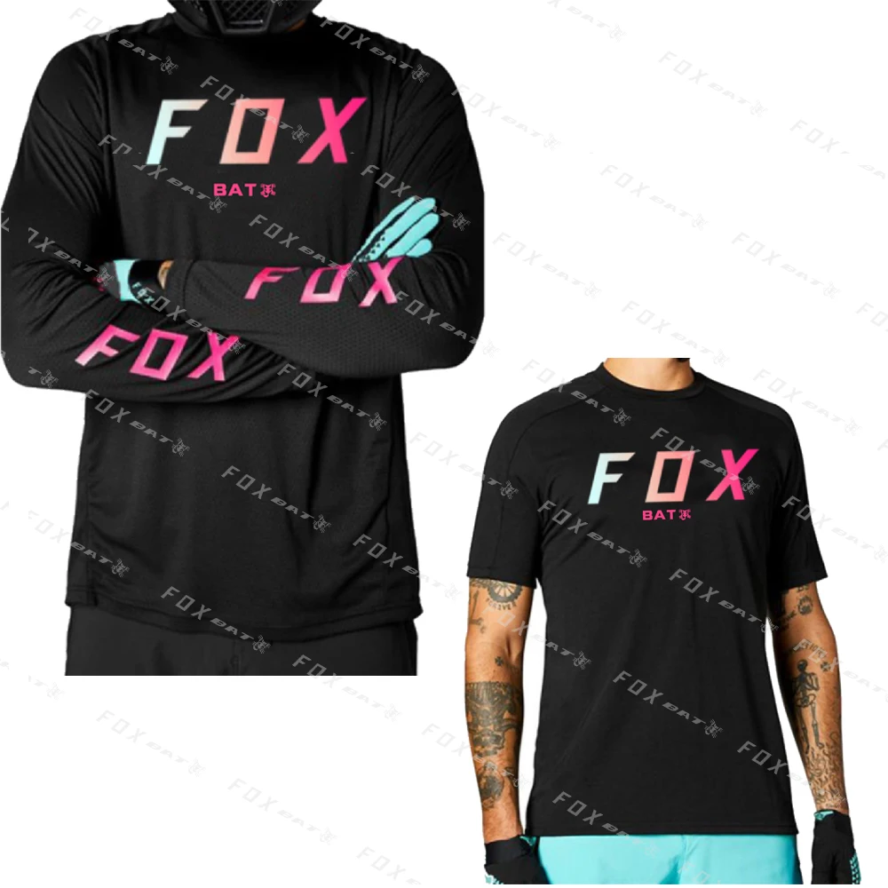 Men's Downhill Riding Jerseys T-Shirt BAT FOX Motorcycle Motocross Quick Dry Sports Upper Mountain Bike Racing Jersey
Men's Downhill Riding Jerseys T-Shirt BAT FOX Motorcycle Motocross Quick Dry Sports Upper Mountain Bike Racing Jersey