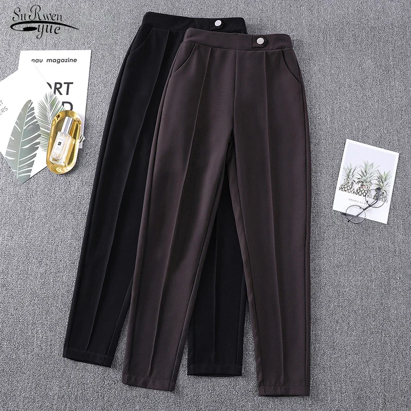 Fashion Women Pants Suit Pants Elegant Straight Casual Pants Loose High Waist Korean Trousers OL Style Autumn New16632
Fashion Women Pants Suit Pants Elegant Straight Casual Pants Loose High Waist Korean Trousers OL Style Autumn New16632