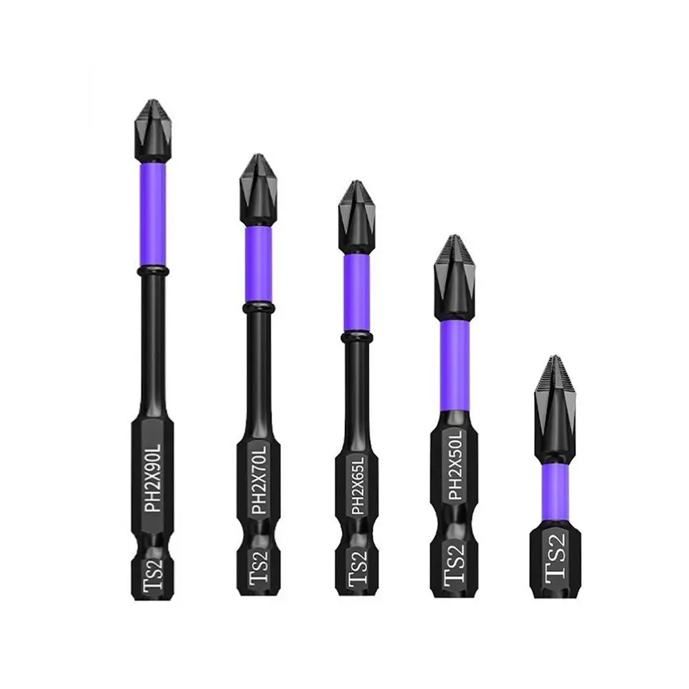 5pcs Magnetic Batch Head Impacts Strong Cross High Hardness 25/50/65/70/90mm Anti Non-slip WaterProof PH2 Screwdriver Bits Set
5pcs Magnetic Batch Head Impacts Strong Cross High Hardness 25/50/65/70/90mm Anti Non-slip WaterProof PH2 Screwdriver Bits Set