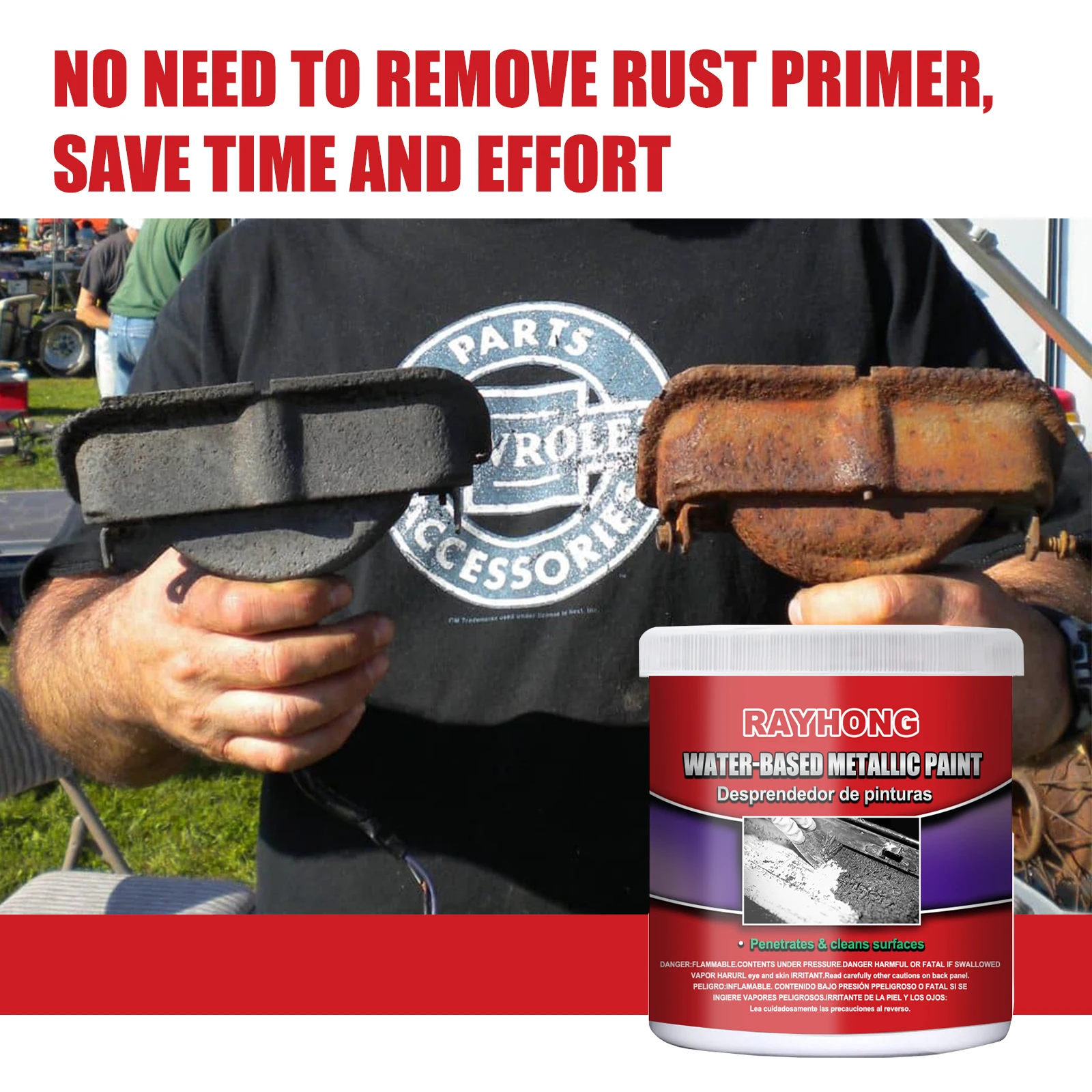 100ML Rust Converter Water-Based for Car Anti-Rust Chassis Primer Iron Metal Surface Clean Repair Protect Rust Remover Deruster
100ML Rust Converter Water-Based for Car Anti-Rust Chassis Primer Iron Metal Surface Clean Repair Protect Rust Remover Deruster