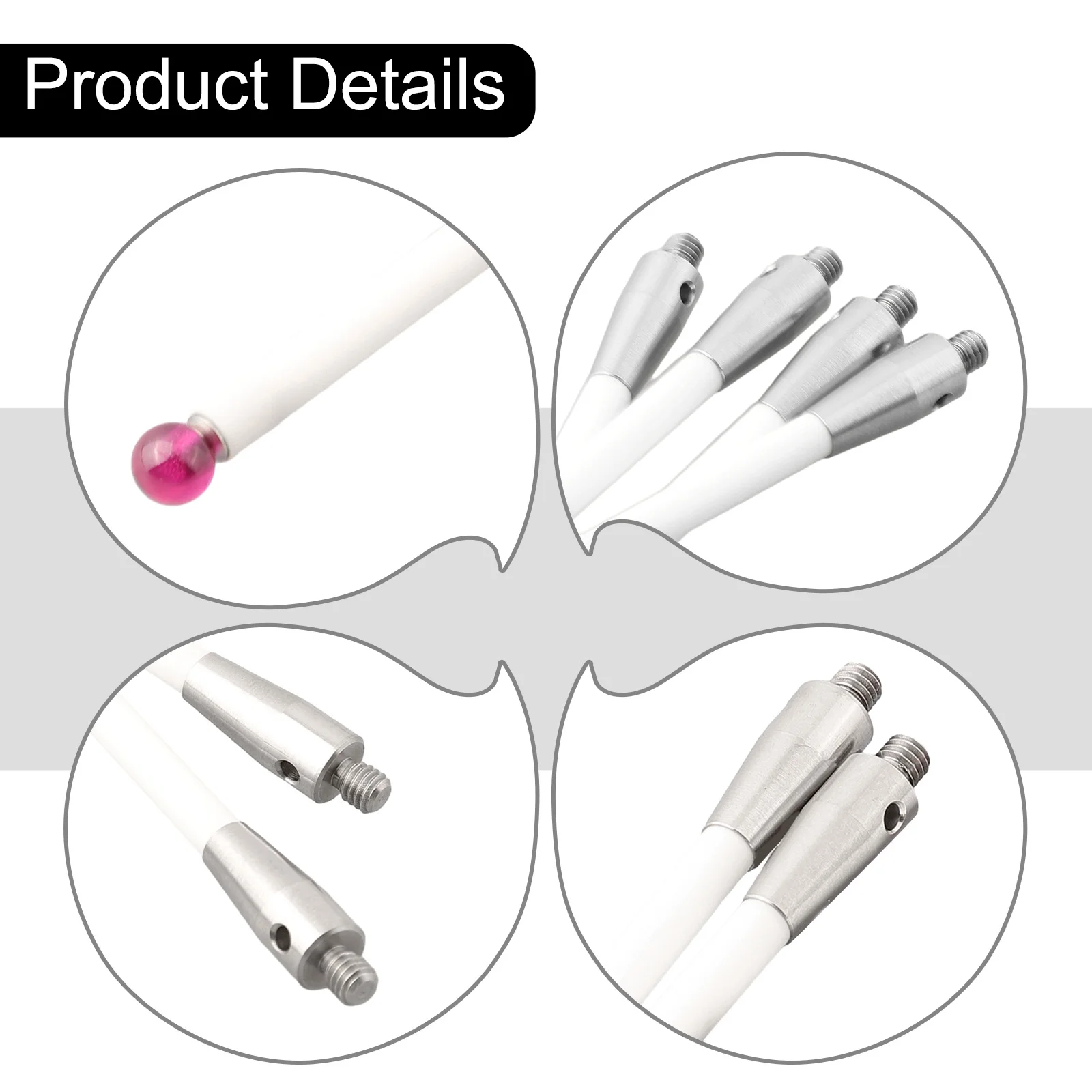 Red Cmm Probe Stylus Cmm Probe Stylus Straight Styli 6mm Diameter Ceramic Stem Gemstones For CMM Machine Tools
Red Cmm Probe Stylus Cmm Probe Stylus Straight Styli 6mm Diameter Ceramic Stem Gemstones For CMM Machine Tools