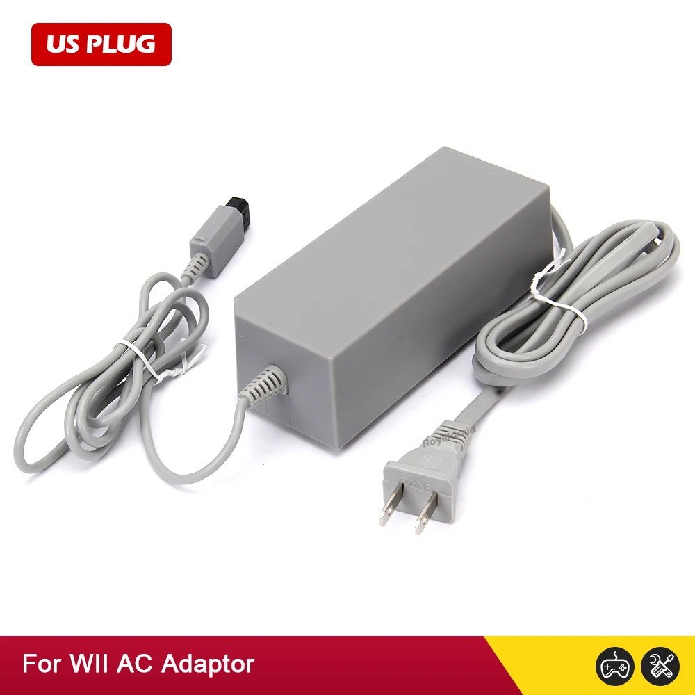 NEW EU US Plug Replacement Wall AC Power Adapter Supply Cord Cable For Wii Console AC Adapter Replacement Charger For WII Host NEW EU US Plug Replacement Wall AC Power Adapter Supply Cord Cable For Wii Console AC Adapter Replacement Charger For WII Host