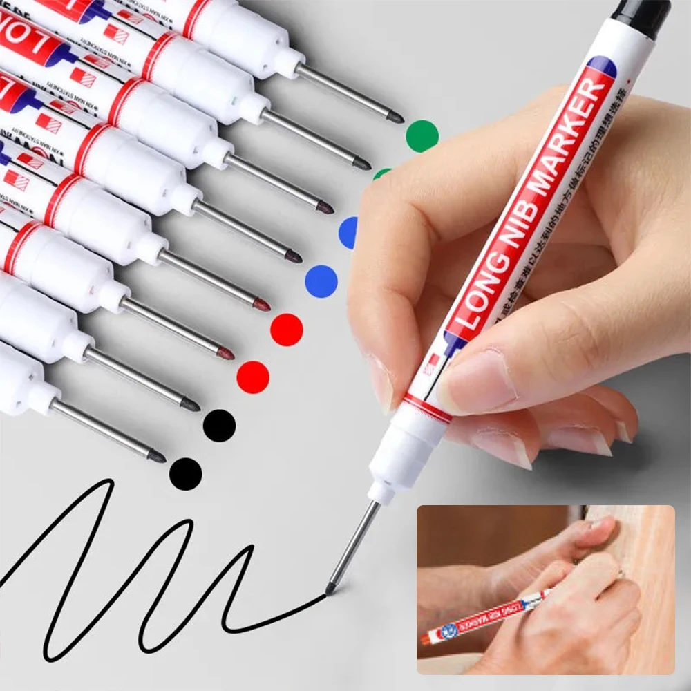 4Pcs of 20mm Purpose Tools Deep Hole Long Pen Marker for Metal Punch Waterproof Bathroom Woodworking Decoration Multi
4Pcs of 20mm Purpose Tools Deep Hole Long Pen Marker for Metal Punch Waterproof Bathroom Woodworking Decoration Multi