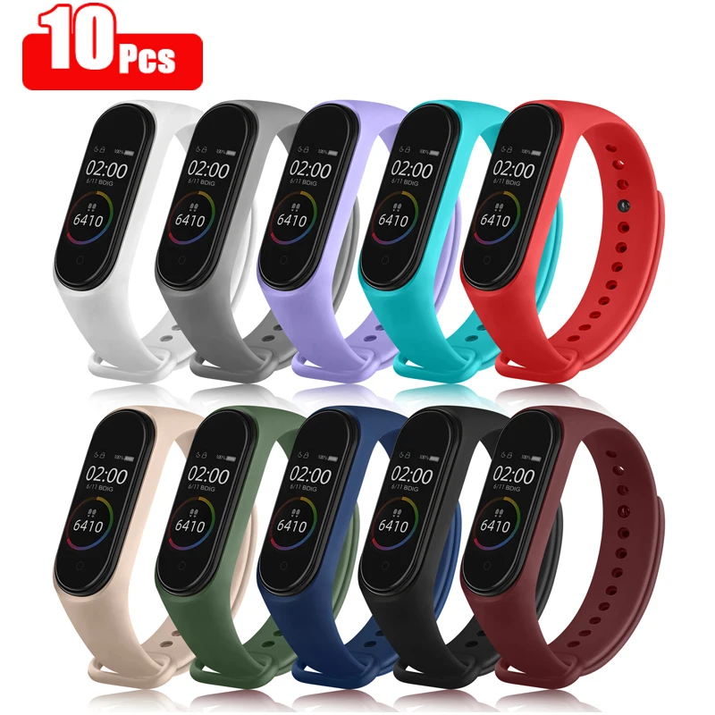 Ремешок для Xiaomi Mi Band 6 5, силиконовый цветной браслет для Xiaomi Mi Band 6 5 4 3, аксессуары для браслета, 10 шт.
Ремешок для Xiaomi Mi Band 6 5, силиконовый цветной браслет для Xiaomi Mi Band 6 5 4 3, аксессуары для браслета, 10 шт.