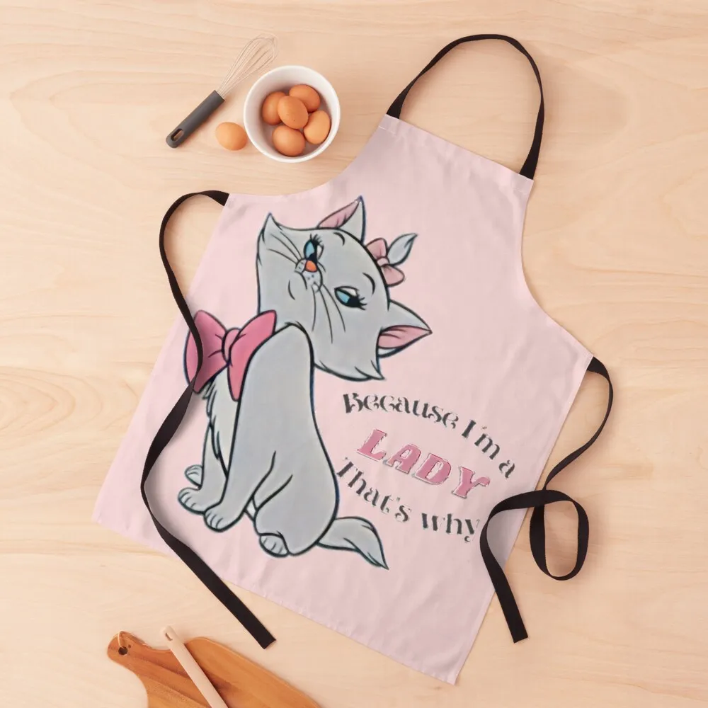 

Because I'm a lady. Marie aristocats. Cute cats. Apron Apron For Hairdresser Useful Things For Kitchen