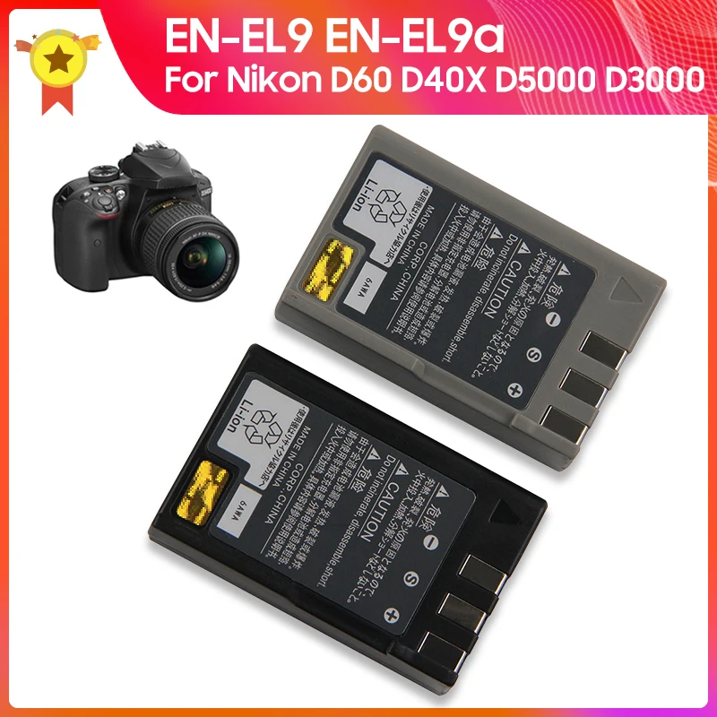 Запасная аккумуляторная батарея для Nikon D60 D40X D5000 D3000 Аккумулятор для камеры 1080 мАч
Запасная аккумуляторная батарея для Nikon D60 D40X D5000 D3000 Аккумулятор для камеры 1080 мАч