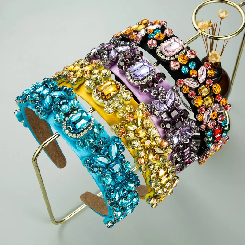 New Fashion Baroque Multicolor Rhinestones Gorgeous Temperament Rhinestone Headband Prom Travel Gift Hair Accessories
New Fashion Baroque Multicolor Rhinestones Gorgeous Temperament Rhinestone Headband Prom Travel Gift Hair Accessories