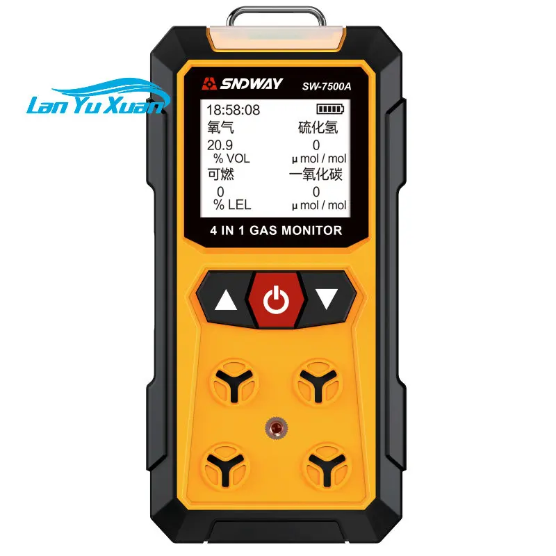 Deep Dawei four-in-one toxic and harmful gas detector, combustible , carbon monoxide, hydrogen sulfide alarm
Deep Dawei four-in-one toxic and harmful gas detector, combustible , carbon monoxide, hydrogen sulfide alarm