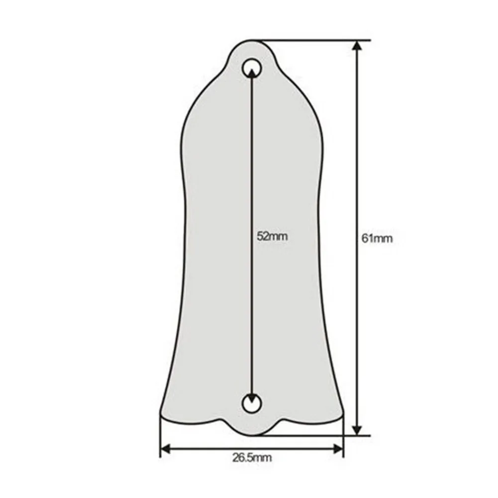 2-Ply Plain Black Bell Head Shaped Truss Rod Cover For Les Paul Electric Guitar Bass Parts Accessories Protection Tool Part
2-Ply Plain Black Bell Head Shaped Truss Rod Cover For Les Paul Electric Guitar Bass Parts Accessories Protection Tool Part