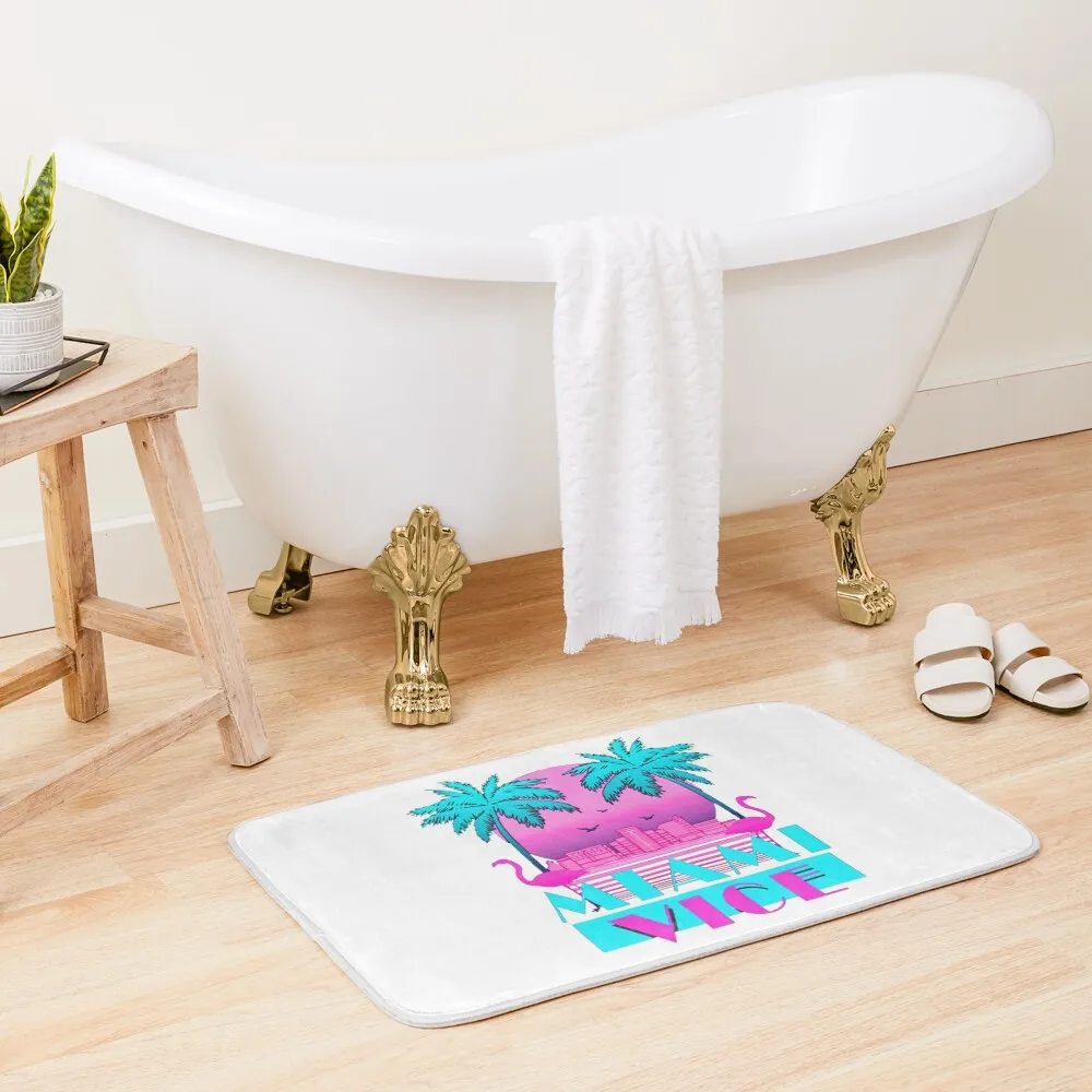 Miami Vice - Retro 80s Design Bath Mat House Interior Entrance Bathroom Slip DoorEntrance Door Mat
Miami Vice - Retro 80s Design Bath Mat House Interior Entrance Bathroom Slip DoorEntrance Door Mat