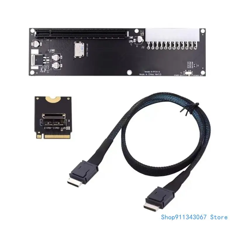 

Quick and Easy Installation PCIE3.0 Mkey M.2 to Oculink SFF8612 Adapters Drop shipping