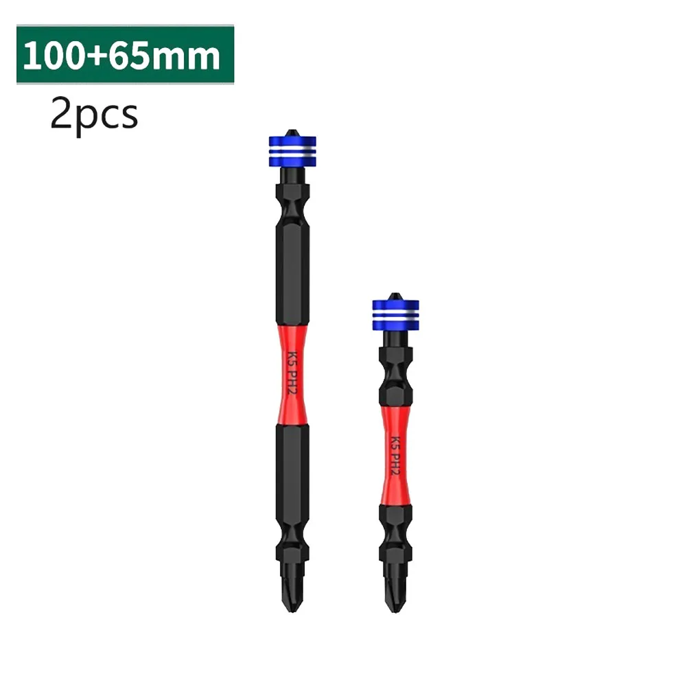 Double Head Hex Shank Screwdriver Bit Magnetic PH2 Type Exquisite Waist Design Convenient Operation Black Red
Double Head Hex Shank Screwdriver Bit Magnetic PH2 Type Exquisite Waist Design Convenient Operation Black Red