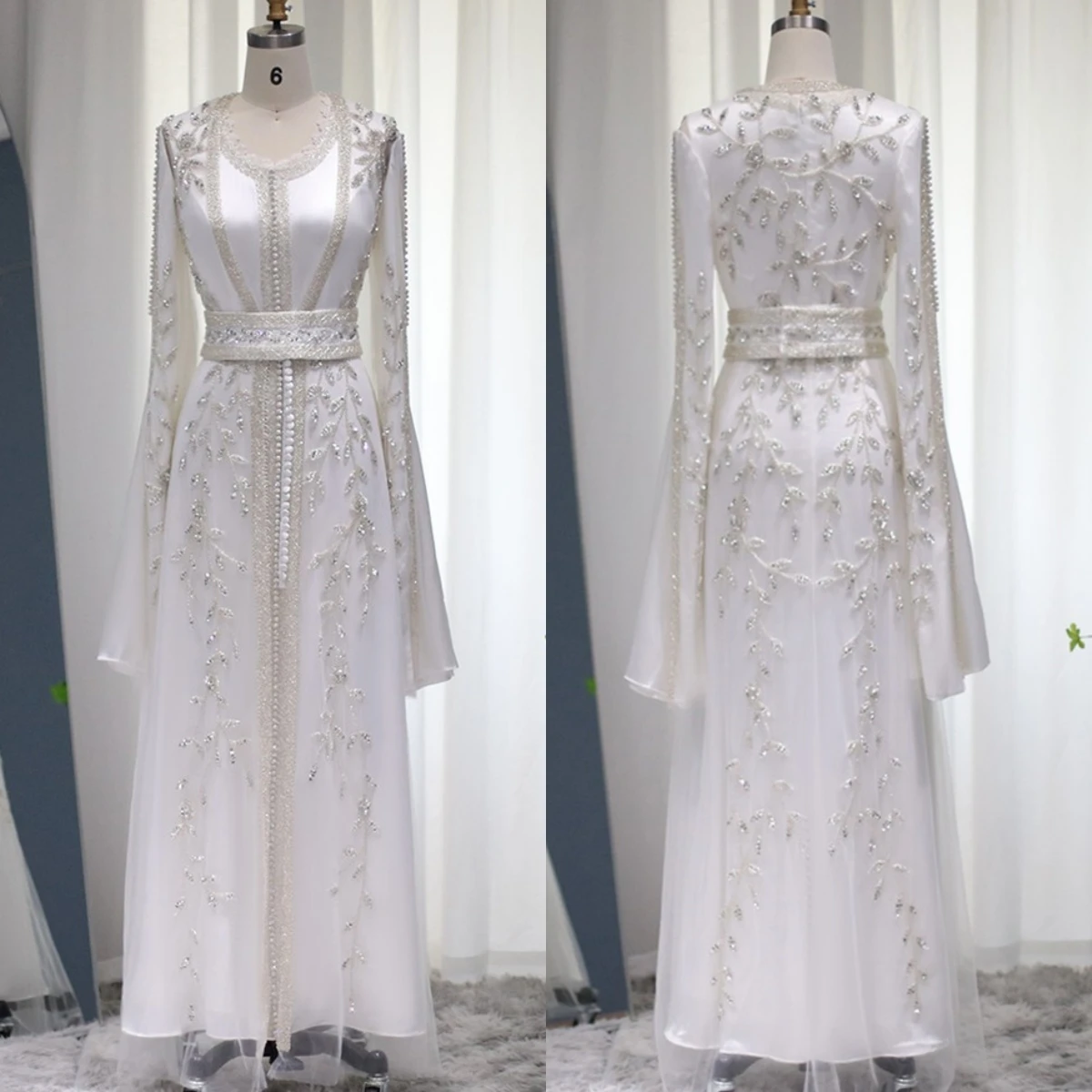 Zhitomyr Sparkle Fashion Jewel A-line Beading Paillette / Sequins Tulle Floor length Charmeuse Prom Dresses
Zhitomyr Sparkle Fashion Jewel A-line Beading Paillette / Sequins Tulle Floor length Charmeuse Prom Dresses