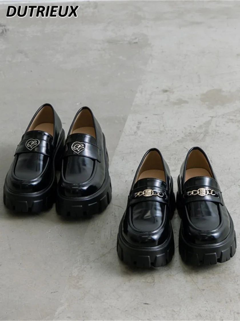 Japanese Style Pumps for Ladies Sweet Cute Solid Color Preppy Lolita Bottom Loafers JK Spring Autumn Women's Platform Shoes
Japanese Style Pumps for Ladies Sweet Cute Solid Color Preppy Lolita Bottom Loafers JK Spring Autumn Women's Platform Shoes