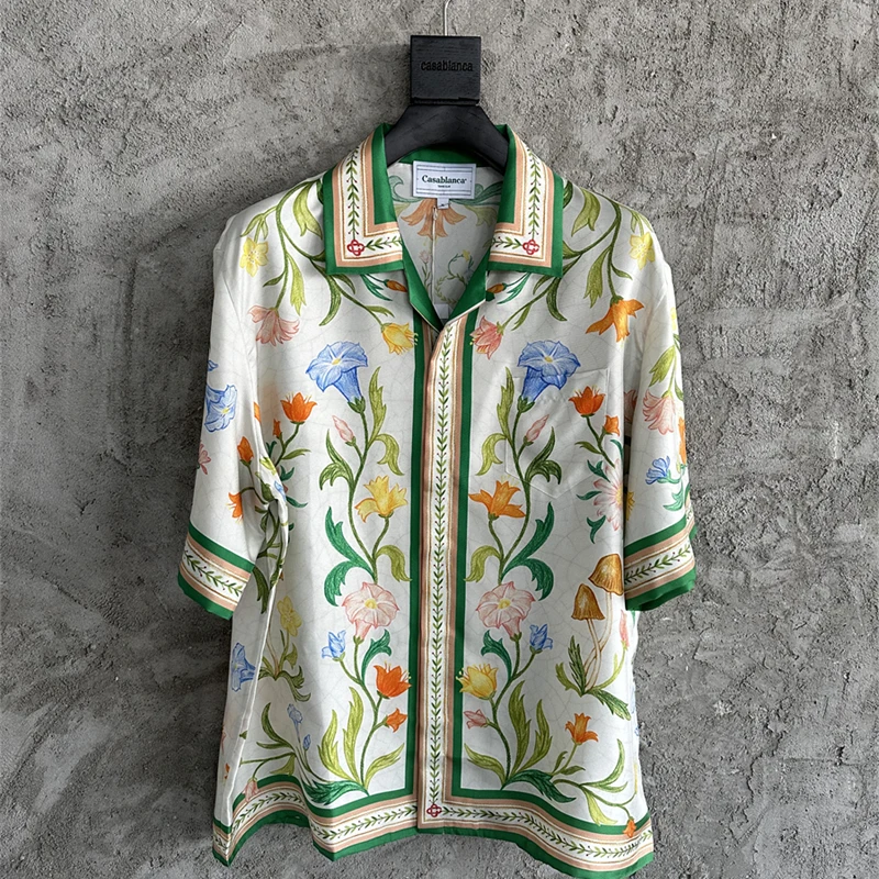 Casablanca Oversized Shirts Men Women 1:1 Best Quality Full Printing Flowers Silk Shirts
Casablanca Oversized Shirts Men Women 1:1 Best Quality Full Printing Flowers Silk Shirts