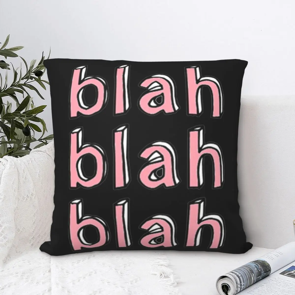 Blah Blah Blah Sticker Square Pillowcase Polyester Pillow Cover Velvet Cushion Zip Decorative Comfort Throw Pillow For Home Sofa
Blah Blah Blah Sticker Square Pillowcase Polyester Pillow Cover Velvet Cushion Zip Decorative Comfort Throw Pillow For Home Sofa
