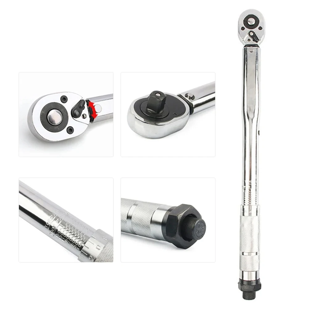 1pc Quick Release 3/8Inch Drive Adjustable Click Torque Wrenches 19-110Nm With Case Molybdenum Steel Hand Tools Accessories
1pc Quick Release 3/8Inch Drive Adjustable Click Torque Wrenches 19-110Nm With Case Molybdenum Steel Hand Tools Accessories