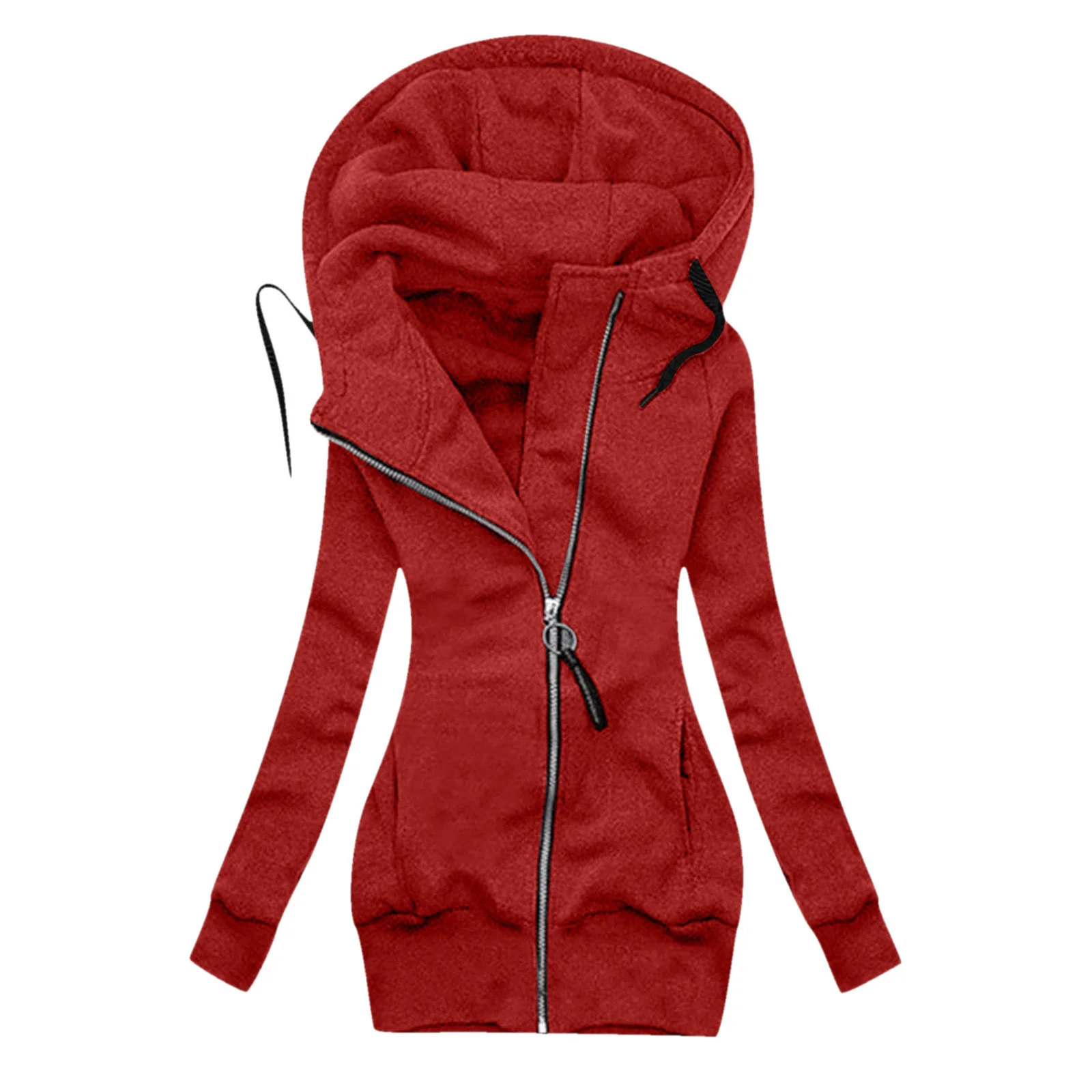 2023 fashion Women Winter Parkas Zipper Hooded Long Coat Jacket Christmas Solid Drawstring Hood Slim Fashion Coat Outwear
2023 fashion Women Winter Parkas Zipper Hooded Long Coat Jacket Christmas Solid Drawstring Hood Slim Fashion Coat Outwear
