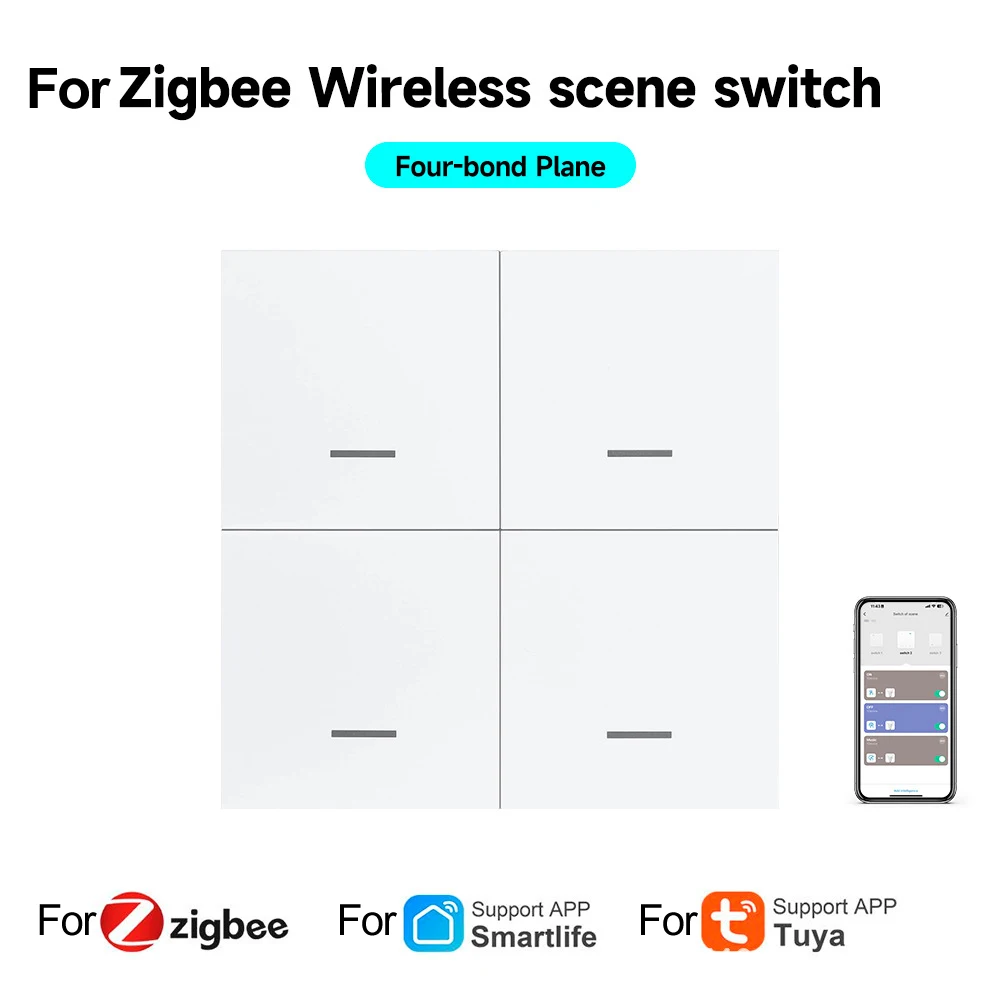 New Practical Switch Voice Control -10℃~55℃ 12 Scene Switches 50000 Times 86*86*13mm CR2032 3V*2 (not Included)
New Practical Switch Voice Control -10℃~55℃ 12 Scene Switches 50000 Times 86*86*13mm CR2032 3V*2 (not Included)