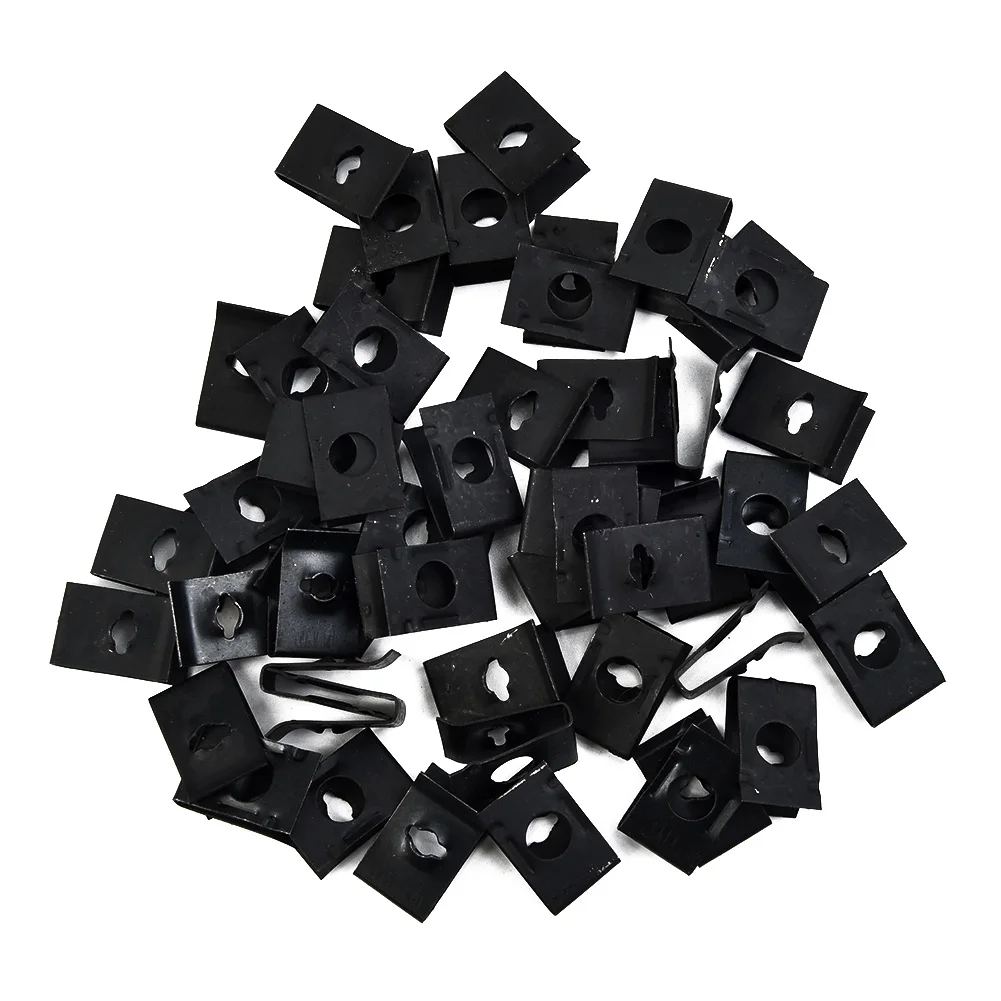50pcs Metal Car Speed Fastener U-Nuts Self Tapping Screw Spire Clip Spring Plate Trim Auto Replacement Accessories
50pcs Metal Car Speed Fastener U-Nuts Self Tapping Screw Spire Clip Spring Plate Trim Auto Replacement Accessories