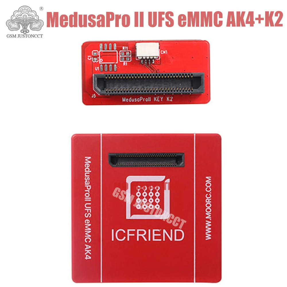 

2023 Original New ICFRIEND MOORC Medusa Pro II eMMC UFS AK4 + K2 Model Tool Adapter