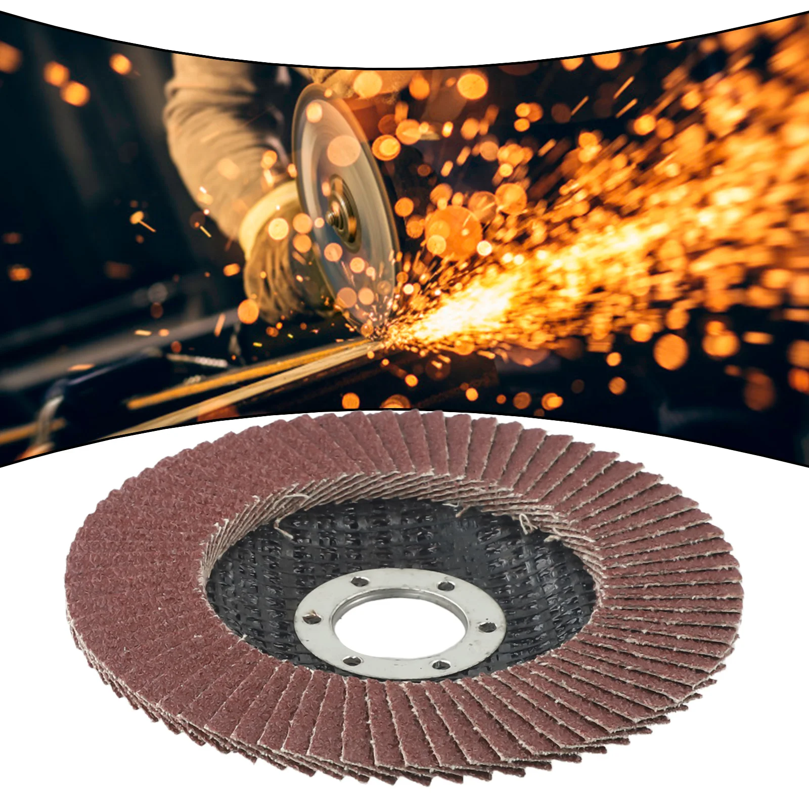 1PC 115mm 4.5inch Flap Discs 22mm 40 60 80 120 Grit For Cutting Steel Louver Blade Grinding Wheel Red Sand Abrasive Tools
1PC 115mm 4.5inch Flap Discs 22mm 40 60 80 120 Grit For Cutting Steel Louver Blade Grinding Wheel Red Sand Abrasive Tools