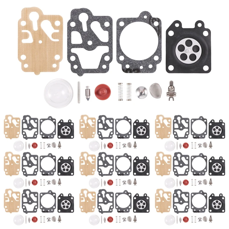 10 SETS Carburetor Repair Kit For 40-5 44-5 32 34 26 Brush Cutter Grass Trimmer Replacement Parts
10 SETS Carburetor Repair Kit For 40-5 44-5 32 34 26 Brush Cutter Grass Trimmer Replacement Parts