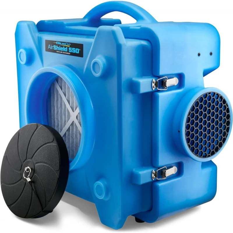

BlueDri BD-AS-550-BL, отрицательный аппарат для очистки воздуха, скребок НЕРА, оборудование для восстановления повреждения воды, очиститель воздуха, для как