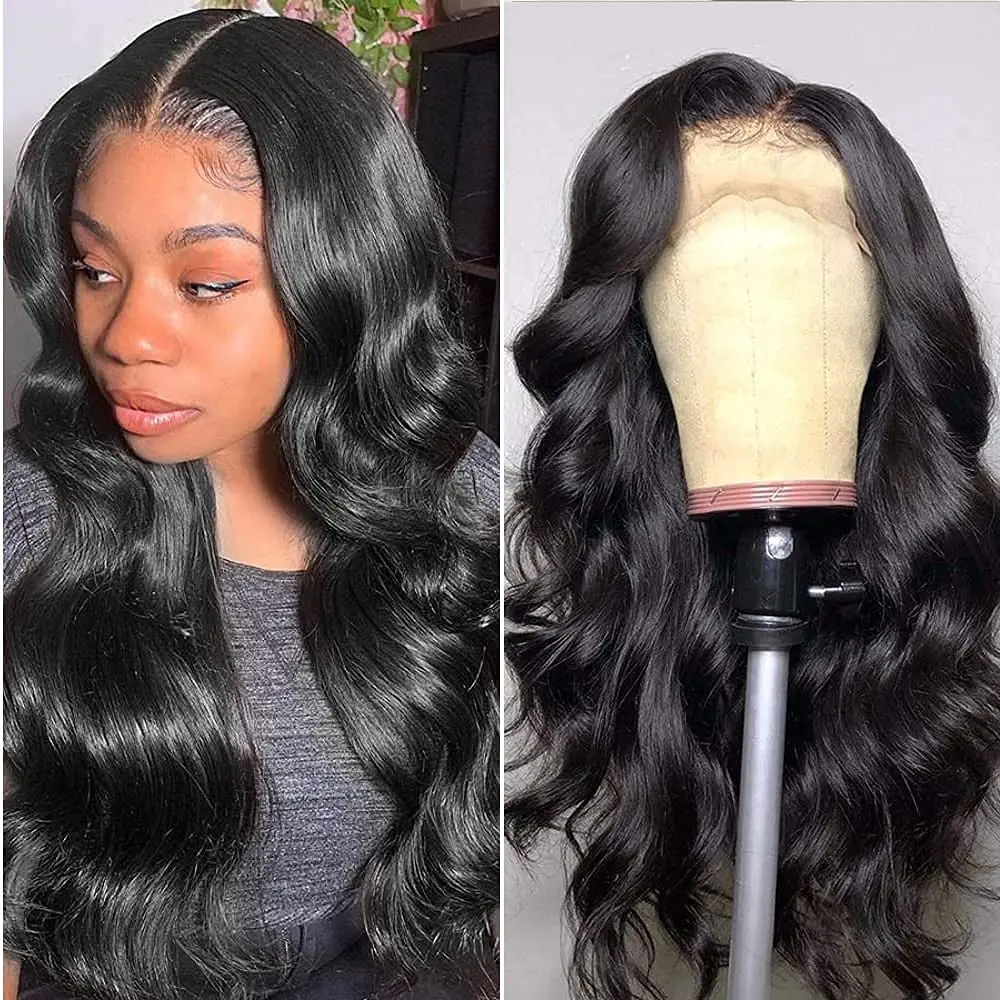 

Body Wave 13x6 Lace Front Wig Human Hair Wig 13x4 HD Lace Frontal Wig 180 Density Pre Plucked Glueless Wig 4x4 Closure Wig