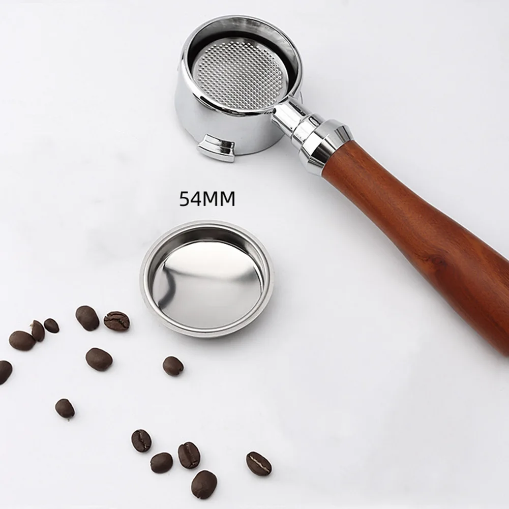 54MM Cleaning Blind Bowl Coffee Filter Screen Replacement Filters Basket Dosing Ring For Coffee Bottomless Portafilter Parts
54MM Cleaning Blind Bowl Coffee Filter Screen Replacement Filters Basket Dosing Ring For Coffee Bottomless Portafilter Parts
