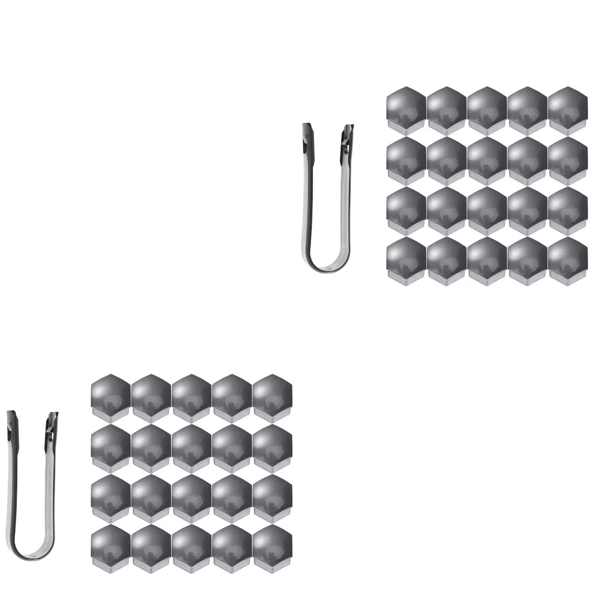 2pcs 21 in 1 Hexagonal Wheel Lug Nut Covers Bolts Covers Screw Protect Caps 21mm with Clips (Grey)
2pcs 21 in 1 Hexagonal Wheel Lug Nut Covers Bolts Covers Screw Protect Caps 21mm with Clips (Grey)
