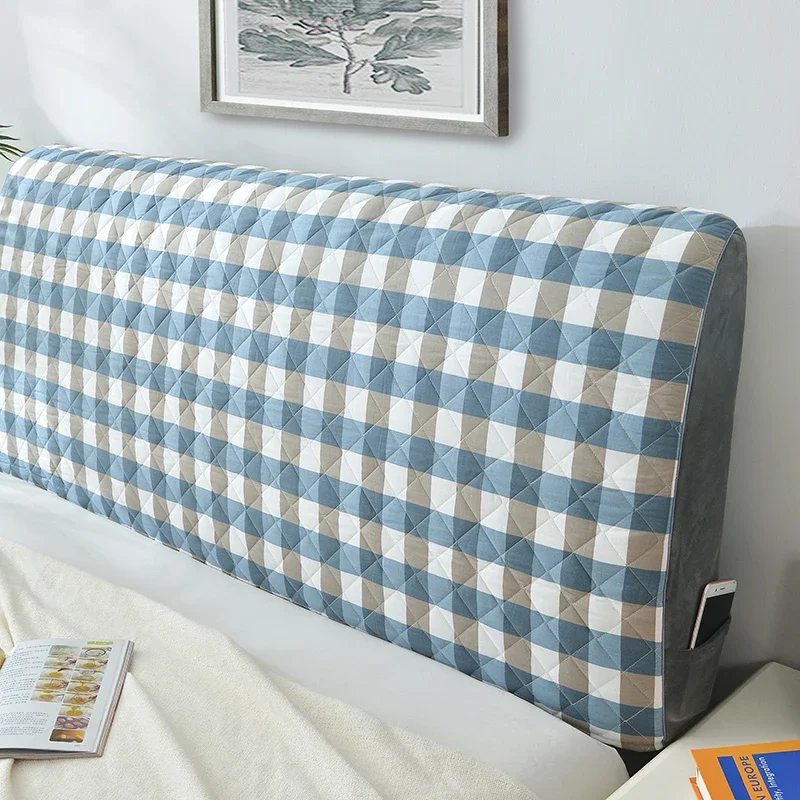 Modern Simple Plaid Cotton Bedside Cover Elastic Thickened Bed Head Cover Universal Backrest Soft Cover
Modern Simple Plaid Cotton Bedside Cover Elastic Thickened Bed Head Cover Universal Backrest Soft Cover