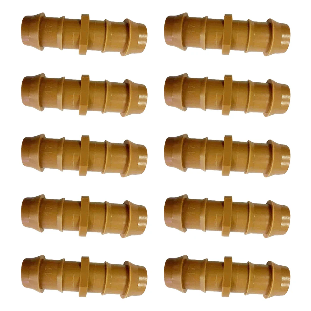 Set Coupler Connectors Tubing 1/2'' Coupling 10pcs 17mm Accessories Barbed Brown Drip Fittings Garden Irrigation
Set Coupler Connectors Tubing 1/2'' Coupling 10pcs 17mm Accessories Barbed Brown Drip Fittings Garden Irrigation