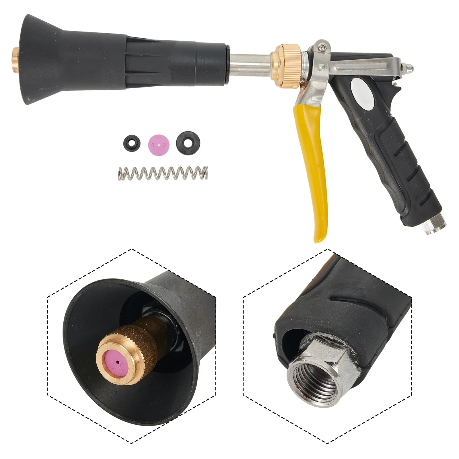 High Pressure Sprinkler 1pcs Accessories Black Garden Watering Sprayer Vegetable Durable For Green Plant Irrigation Replacement
High Pressure Sprinkler 1pcs Accessories Black Garden Watering Sprayer Vegetable Durable For Green Plant Irrigation Replacement
