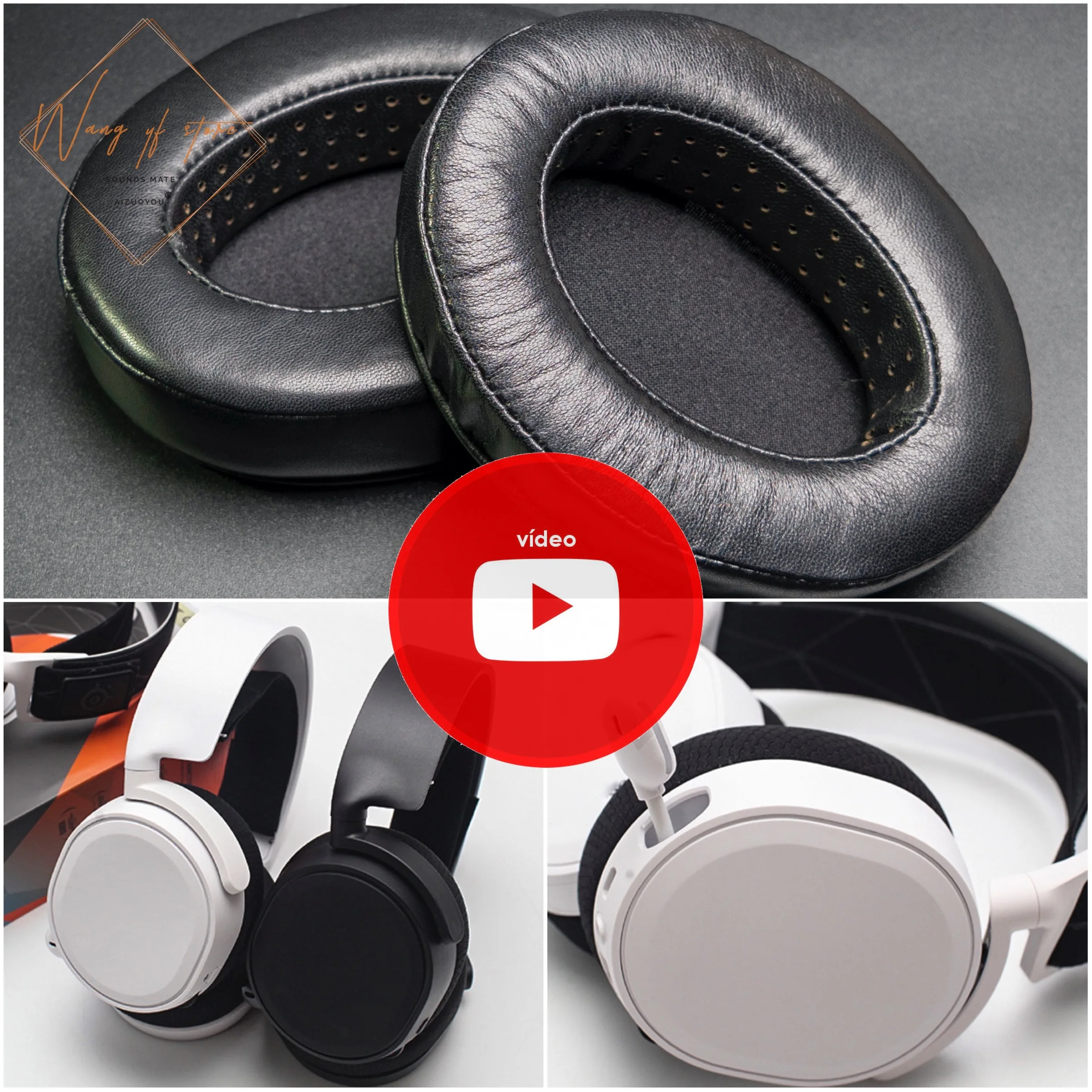 Real Leather Ear Pads Foam Cushion For SteelSeries Arctis 3 5 7 Headset Lambskin Replacement Earpads Sleeve Earphone Earmuff
Real Leather Ear Pads Foam Cushion For SteelSeries Arctis 3 5 7 Headset Lambskin Replacement Earpads Sleeve Earphone Earmuff