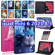 Tablet Case for IPad Mini 6 A2567 A2568 A2569 Funda IPad Mini 6 2021 8.3" Leather Cute Animals Print Ultrathin Protective Cover
Tablet Case for IPad Mini 6 A2567 A2568 A2569 Funda IPad Mini 6 2021 8.3" Leather Cute Animals Print Ultrathin Protective Cover