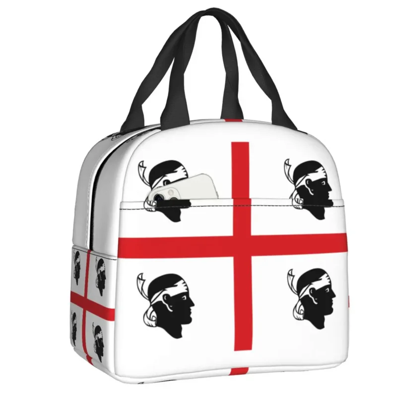 Flag Of Sardinia Lunch Bag Men Women Thermal Cooler Insulated Italy Sardegna Moors Lunch Box for School Food Picnic Tote Bags
Flag Of Sardinia Lunch Bag Men Women Thermal Cooler Insulated Italy Sardegna Moors Lunch Box for School Food Picnic Tote Bags