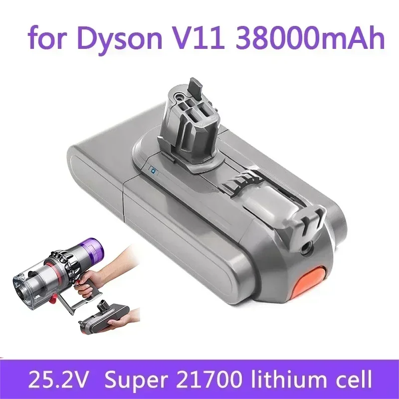 New For Dyson V11 Battery Absolute V11 Animal Li-ion Vacuum Cleaner Rechargeable Battery Super lithium cell 38000mAh
New For Dyson V11 Battery Absolute V11 Animal Li-ion Vacuum Cleaner Rechargeable Battery Super lithium cell 38000mAh