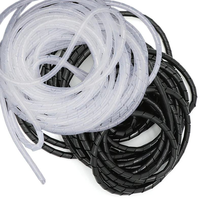 1Pack 8/10/15/20/25mm Spiral Wrapping Band AWB-10 Diameter 10mm Black White Cable Casing Cable Sleeve Winding Pipe
1Pack 8/10/15/20/25mm Spiral Wrapping Band AWB-10 Diameter 10mm Black White Cable Casing Cable Sleeve Winding Pipe