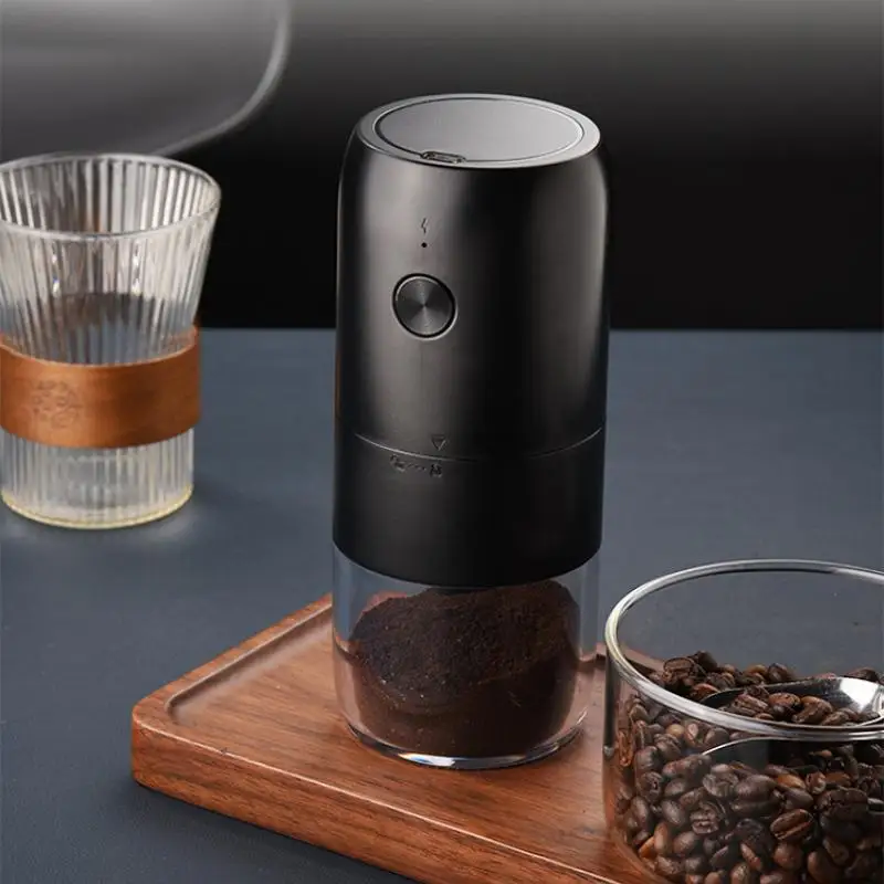 

Электрическая мини-кофемолка, зарядка USB Type-C, кофемолка для эспрессо-специй для капельного кофе, кухня