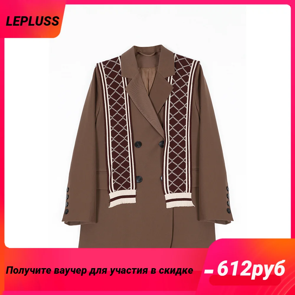 LEPLUSS Design sense niche printing shawl suit jacket 2022 autumn new senior sense of fashion small suit female
LEPLUSS Design sense niche printing shawl suit jacket 2022 autumn new senior sense of fashion small suit female